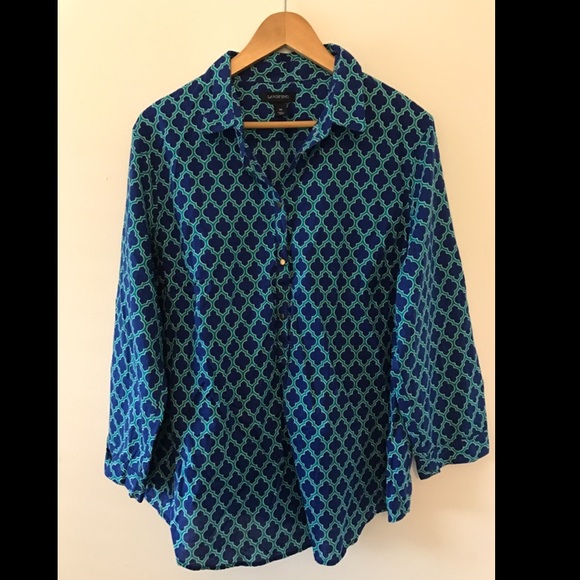 Lands' End Tops - Lands End Popover